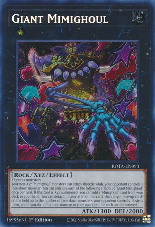Giant Mimighoul [ROTA-EN093] Secret Rare - Yugioh Cards For Your TCG Needs!