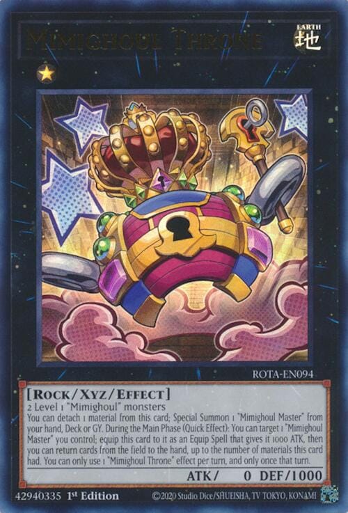 Mimighoul Throne [ROTA-EN094] Ultra Rare - Yugioh Cards For Your TCG Needs!