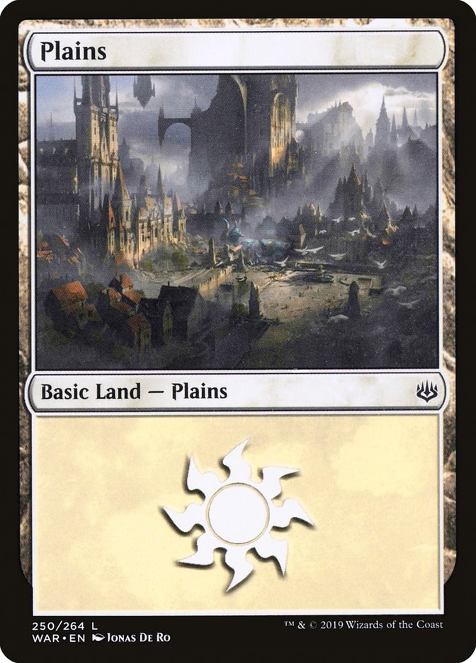 Plains (250) [War of the Spark] Magic: The Gathering