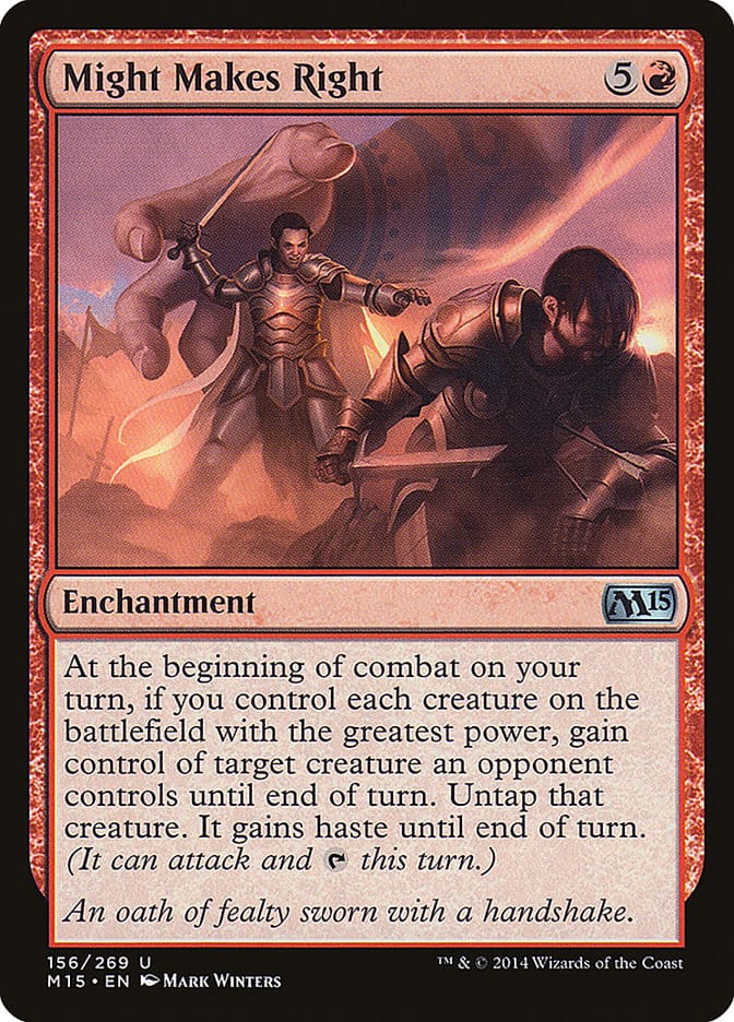 Might Makes Right [Magic 2015] Magic: The Gathering