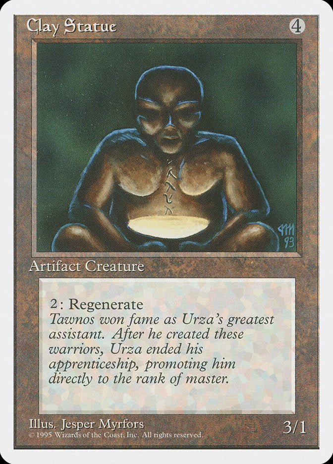 Clay Statue [Fourth Edition] Magic: The Gathering
