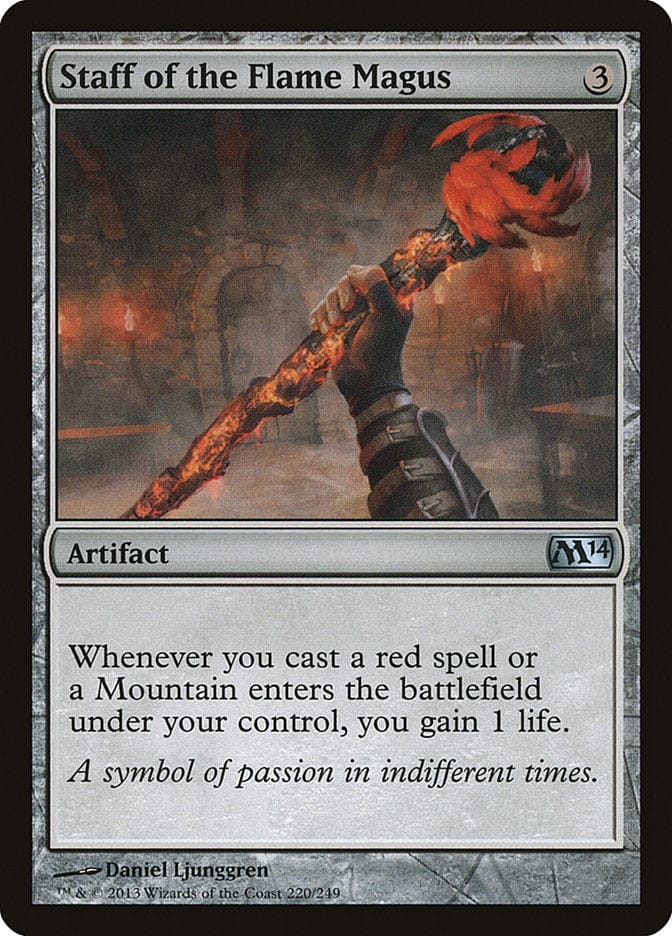 Staff of the Flame Magus [Magic 2014] Magic: The Gathering