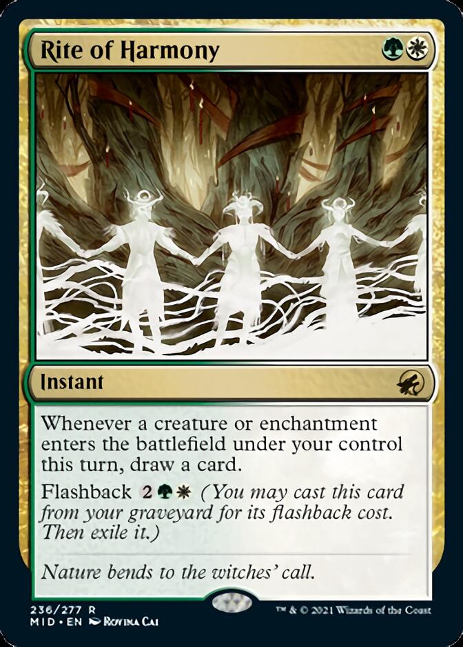 Rite of Harmony [Innistrad: Midnight Hunt] Magic: The Gathering