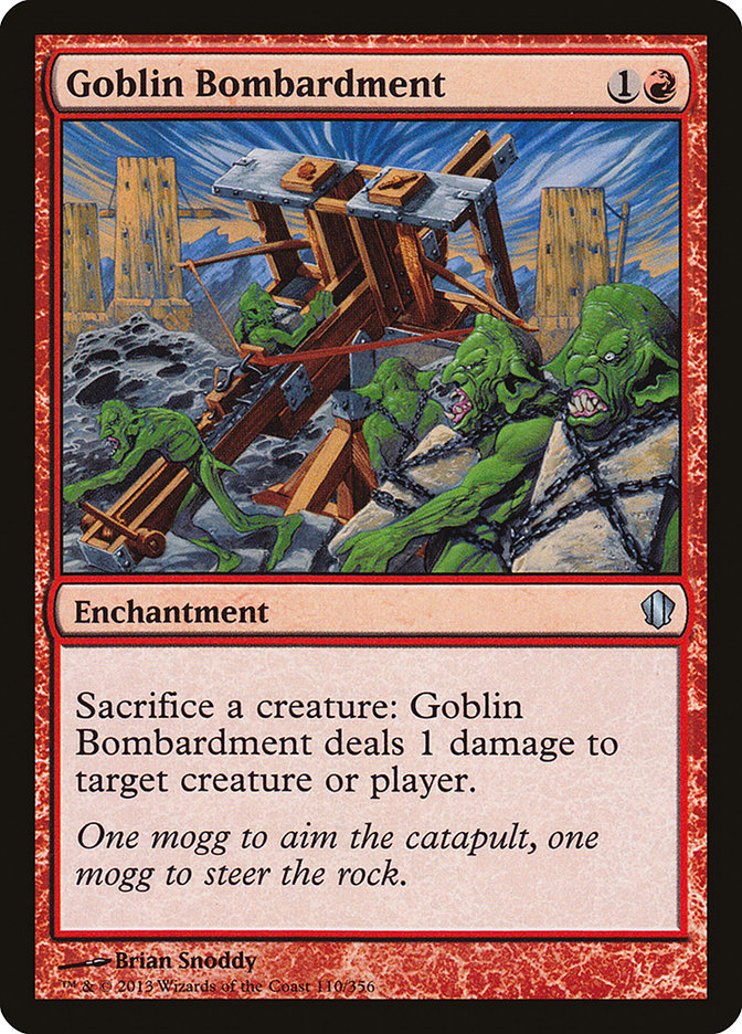Goblin Bombardment [Commander 2013] Magic: The Gathering
