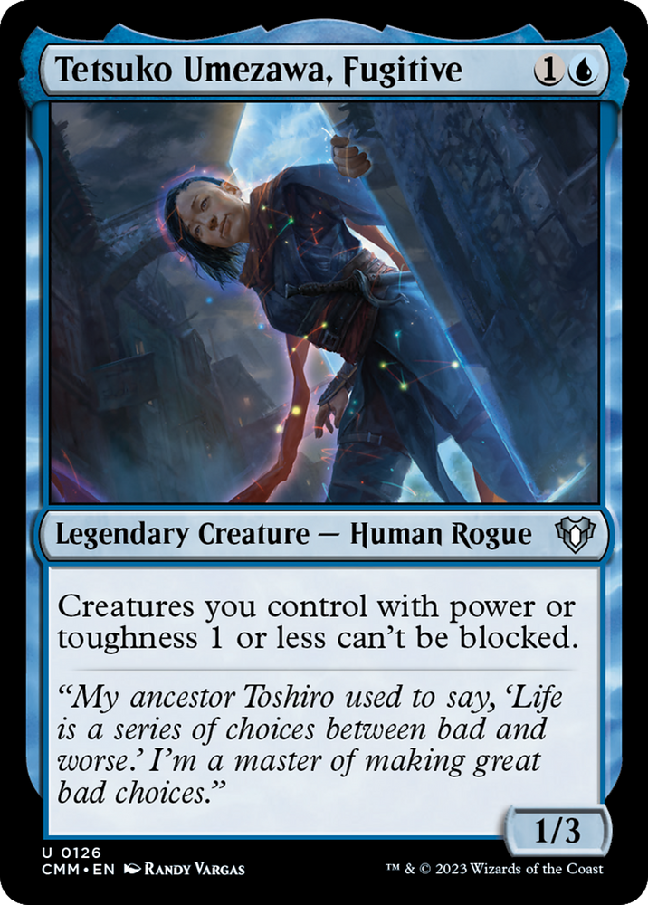 Tetsuko Umezawa, Fugitive [Commander Masters] Magic: The Gathering