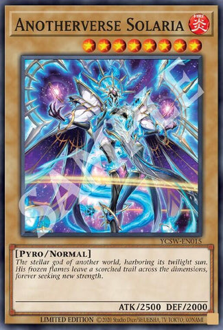 Anotherverse Solaria (SR) [YCSW-EN015] Super Rare Yu-Gi-Oh!