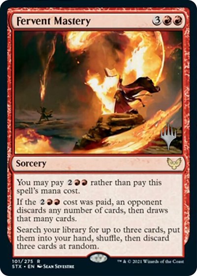 Fervent Mastery (Promo Pack) [Strixhaven: School of Mages Promos] Magic: The Gathering
