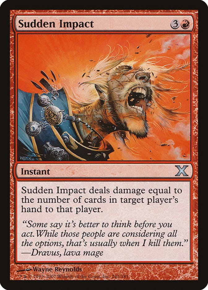 Sudden Impact [Tenth Edition] Magic: The Gathering