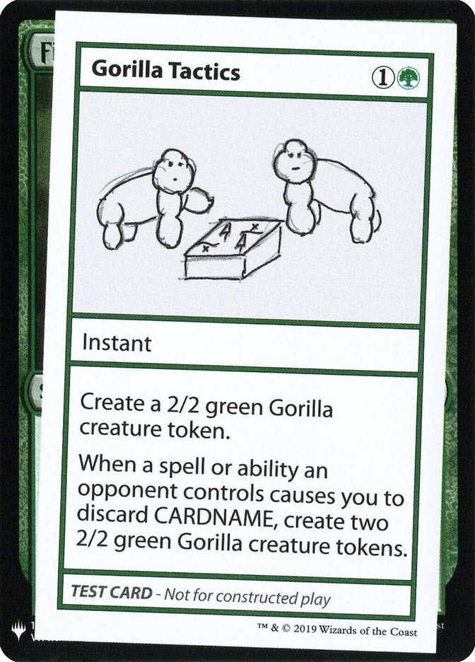 Gorilla Tactics [Mystery Booster Playtest Cards] Magic: The Gathering