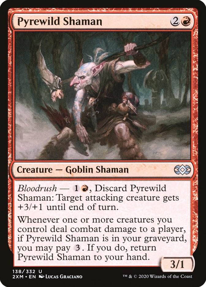 Pyrewild Shaman [Double Masters] Magic: The Gathering