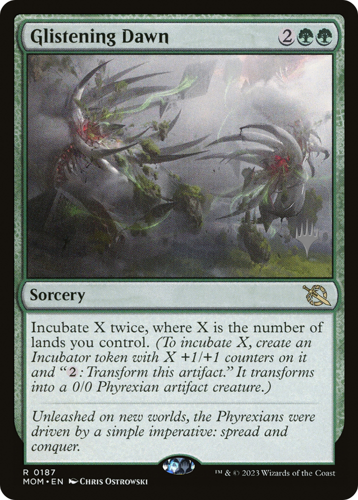 Glistening Dawn (Promo Pack) [March of the Machine Promos] Magic: The Gathering
