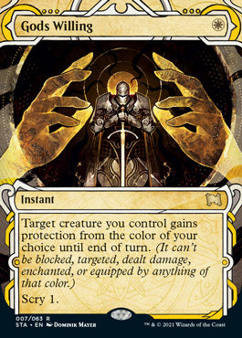 Gods Willing (Foil Etched) [Strixhaven: School of Mages Mystical Archive] Magic: The Gathering
