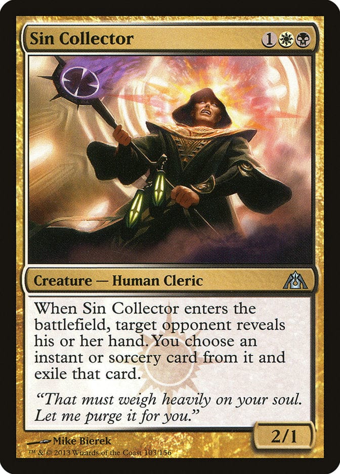Sin Collector [Dragon's Maze] Magic: The Gathering