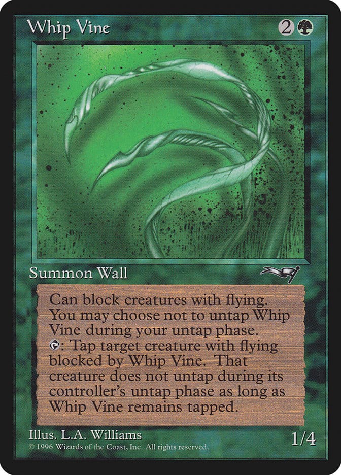 Whip Vine (No Birds) [Alliances] Magic: The Gathering