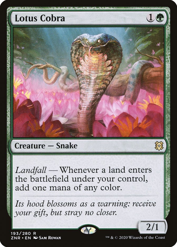 Lotus Cobra [Zendikar Rising] Magic: The Gathering