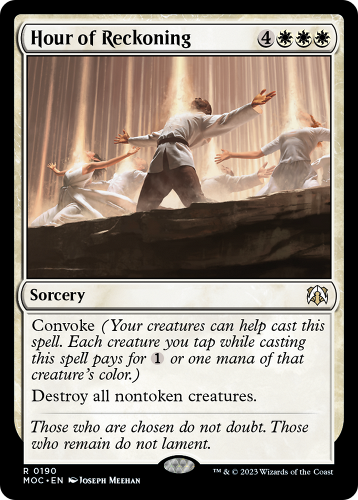 Hour of Reckoning [March of the Machine Commander] Magic: The Gathering