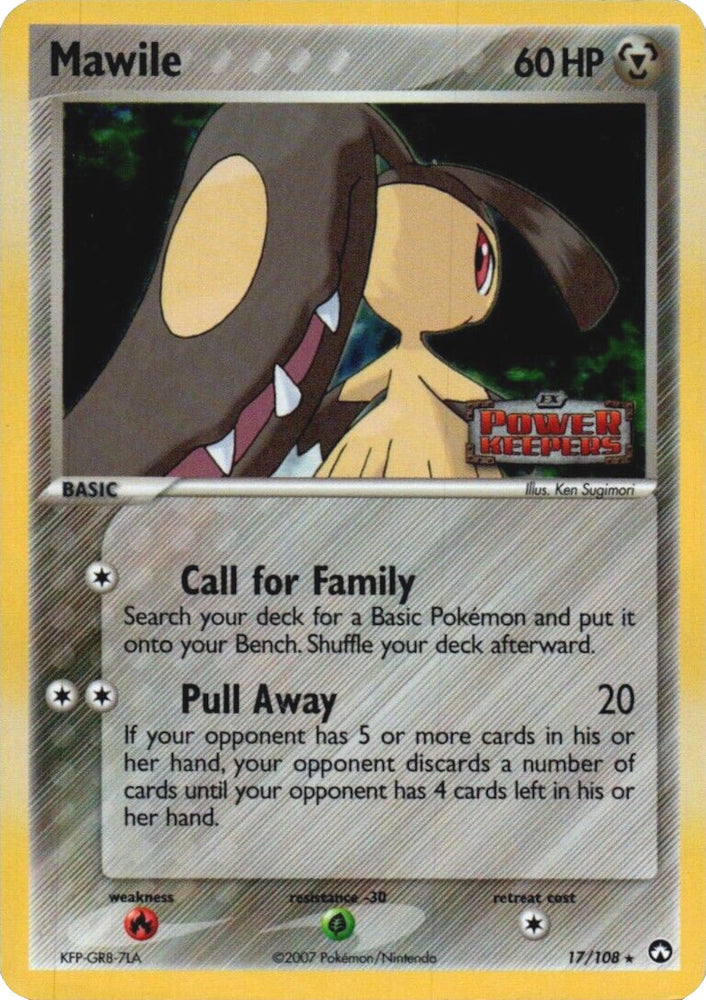 Mawile (17/108) (Stamped) [EX: Power Keepers] Pokémon