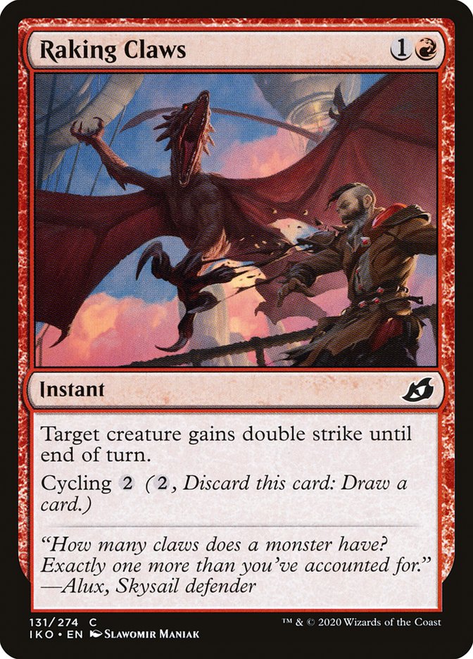 Raking Claws [Ikoria: Lair of Behemoths] Magic: The Gathering