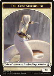 Tah-Crop Skirmisher // Cat Double-Sided Token [Amonkhet Tokens] Magic: The Gathering