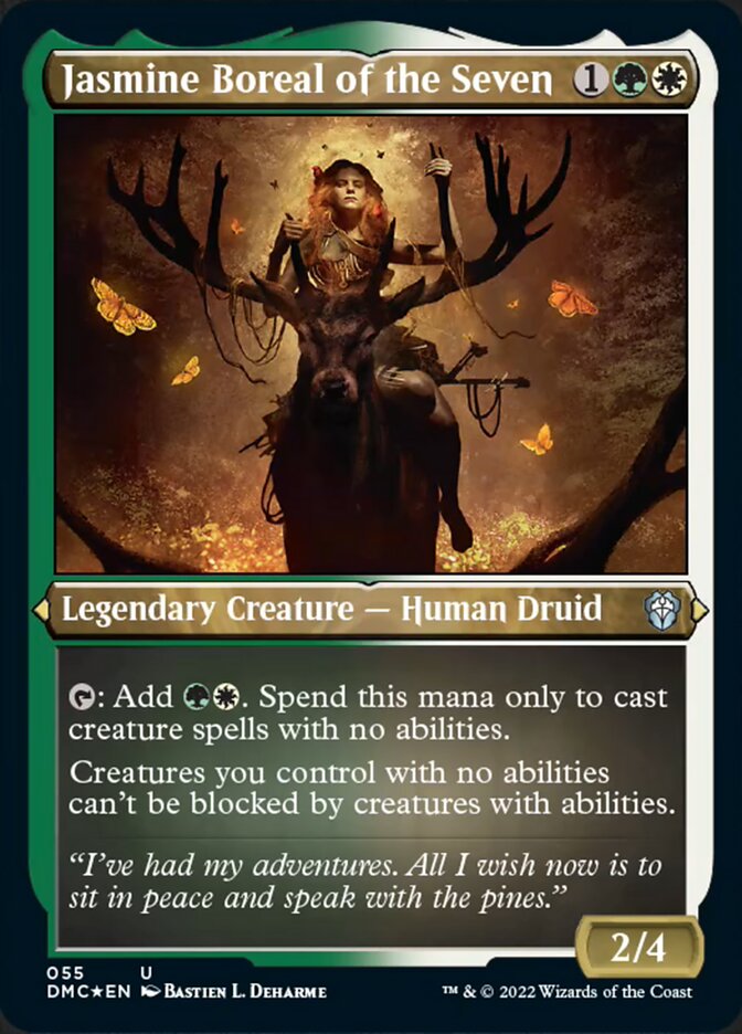 Jasmine Boreal of the Seven (Foil Etched) [Dominaria United Commander] Magic: The Gathering