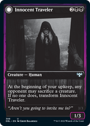 Innocent Traveler // Malicious Invader [Innistrad: Double Feature] Magic: The Gathering