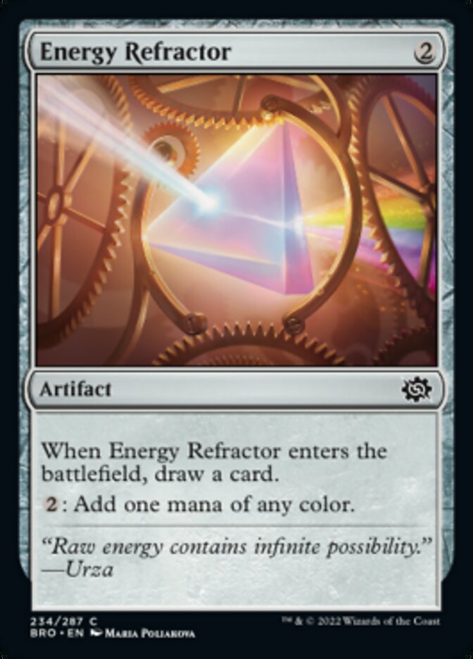 Energy Refractor [The Brothers' War] Magic: The Gathering