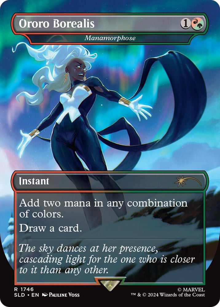 Ororo Borealis - Manamorphose (Rainbow Foil) [Secret Lair Drop Series] Magic: The Gathering