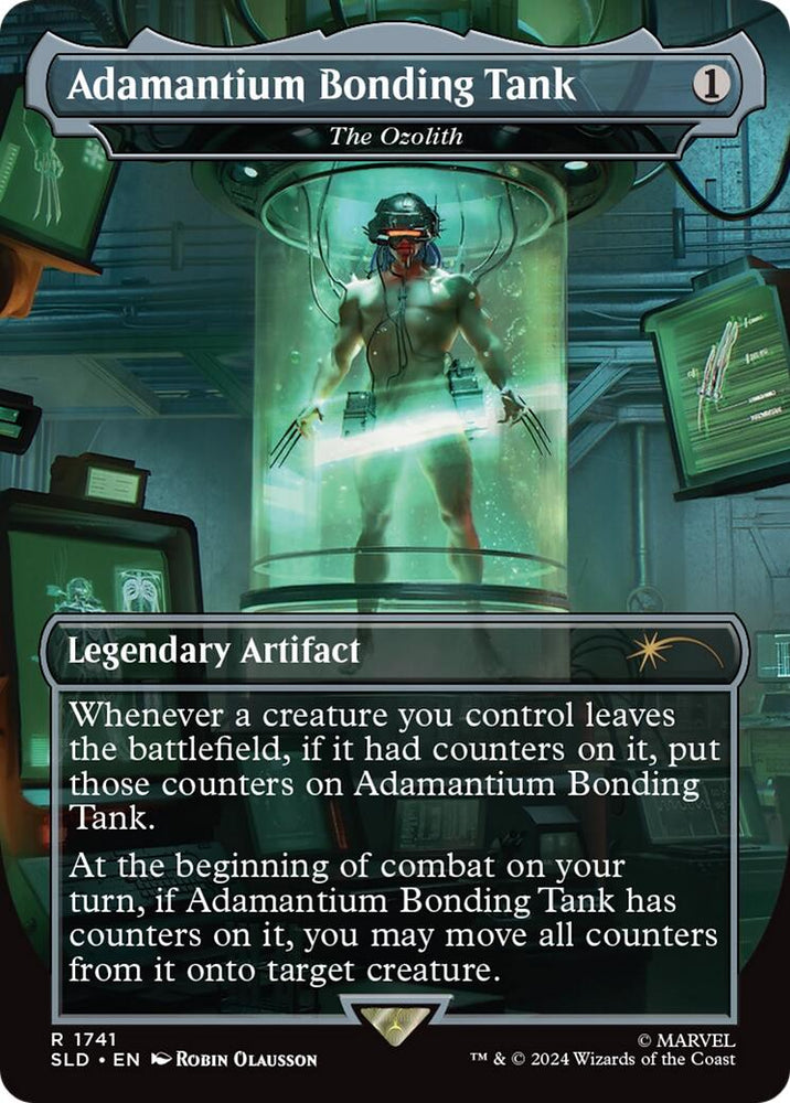 Adamantium Bonding Tank - The Ozolith (Rainbow Foil) [Secret Lair Drop Series] Magic: The Gathering
