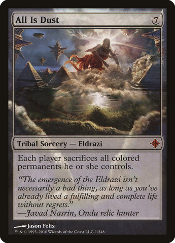 All Is Dust [Rise of the Eldrazi] Magic: The Gathering