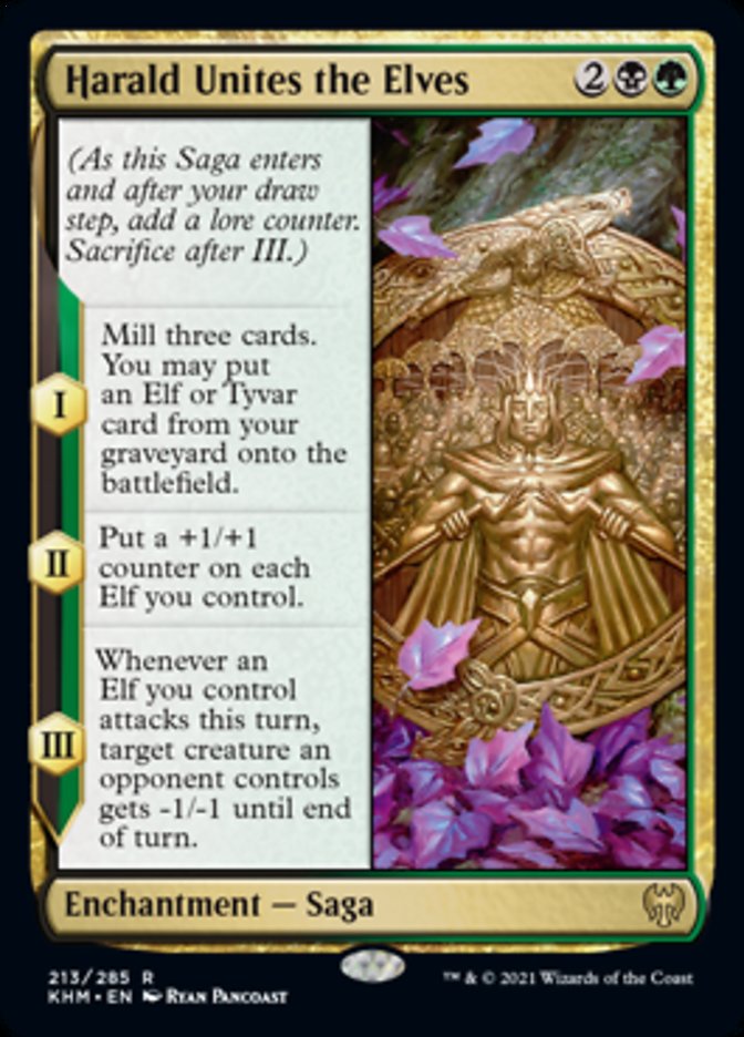 Harald Unites the Elves [Kaldheim] Magic: The Gathering