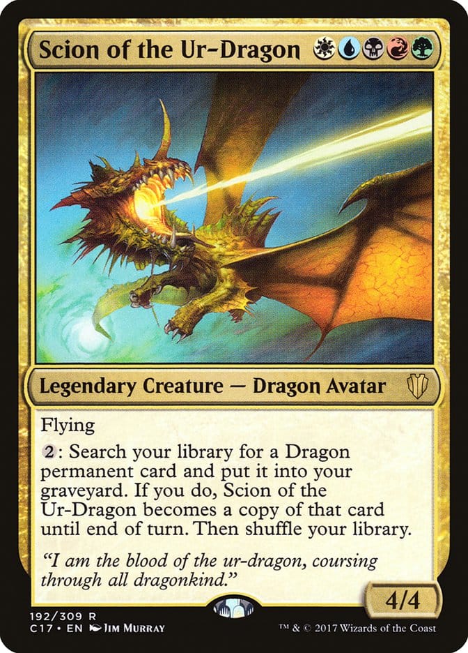 Scion of the Ur-Dragon [Commander 2017] Magic: The Gathering