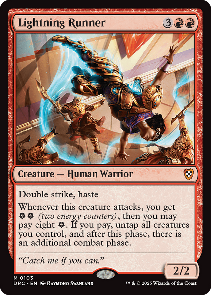 Lightning Runner [Aetherdrift Commander] Magic: The Gathering