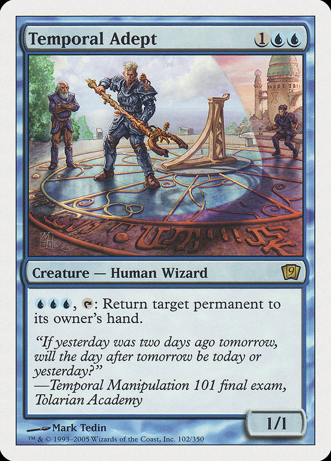 Temporal Adept [Ninth Edition] Magic: The Gathering