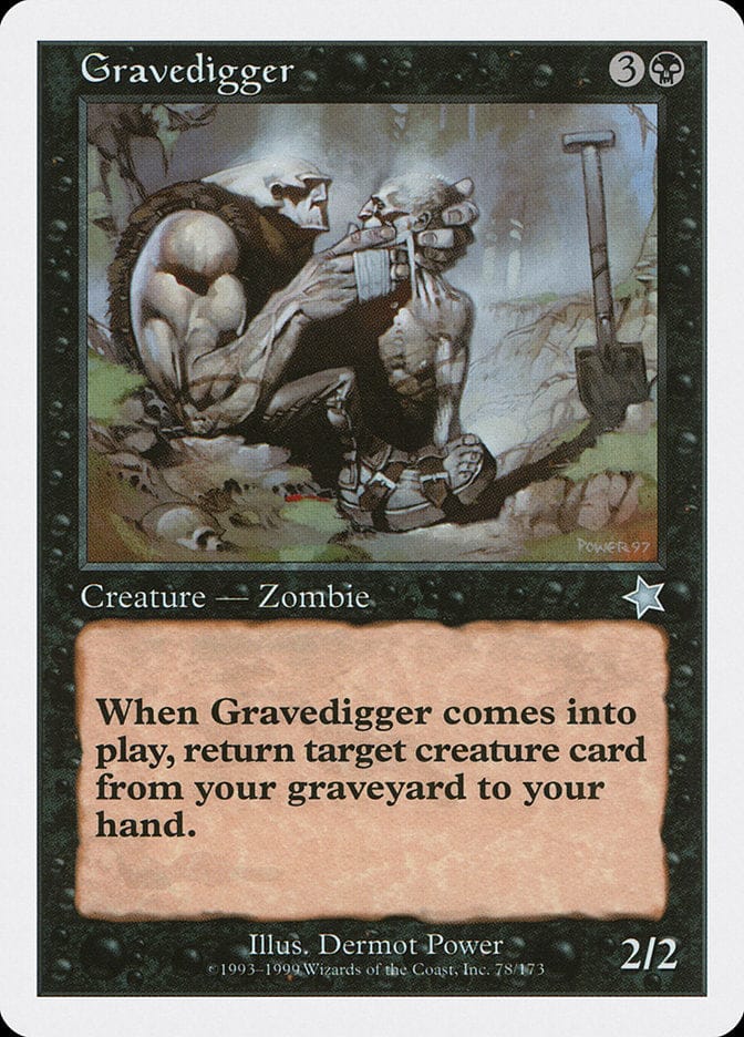 Gravedigger [Starter 1999] Magic: The Gathering