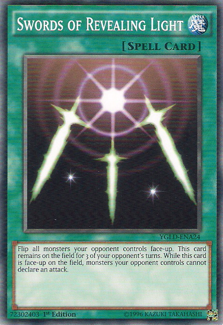 Swords of Revealing Light [YGLD-ENA24] Common Yu-Gi-Oh!
