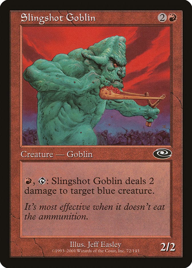 Slingshot Goblin [Planeshift] Magic: The Gathering