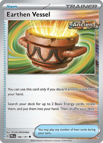 Earthen Vessel (106/131) [Scarlet & Violet: Prismatic Evolutions] - Pokemon Cards For Your TCG Needs!