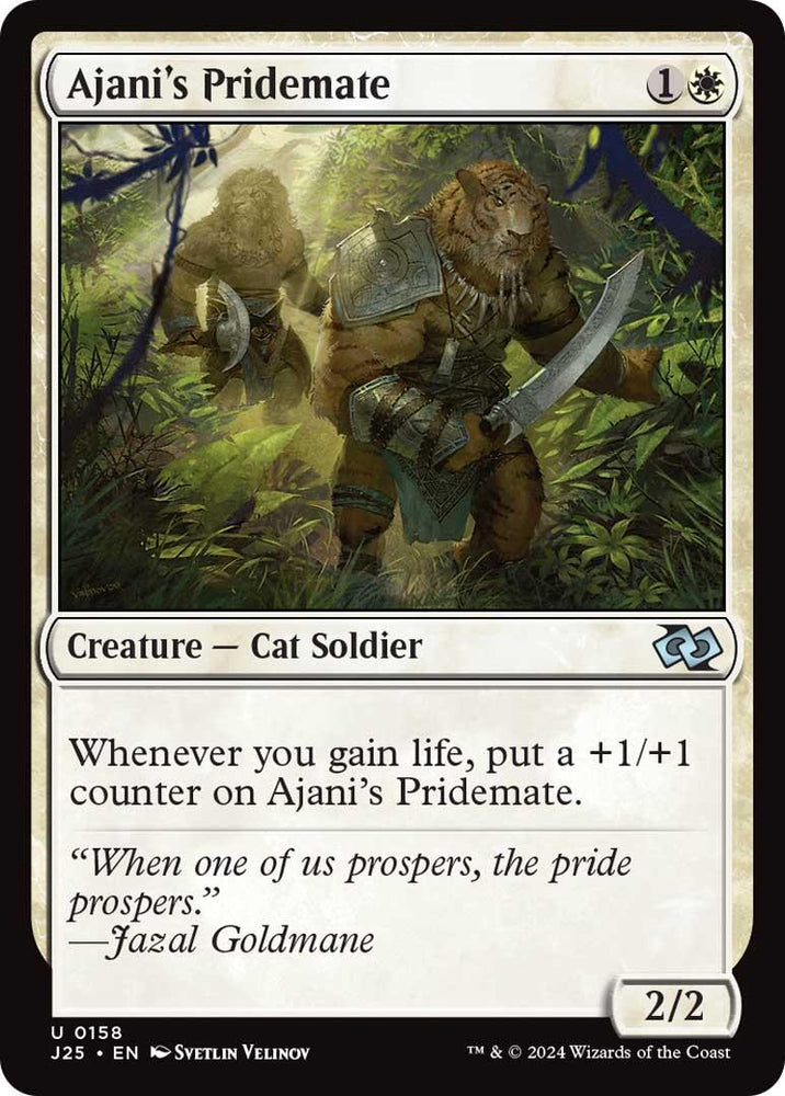 Ajani's Pridemate [Foundations Jumpstart] Magic: The Gathering