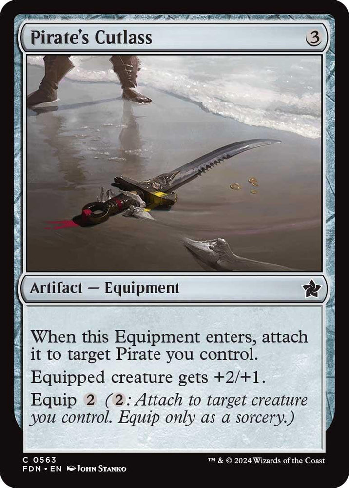 Pirate's Cutlass [Foundations] Magic: The Gathering
