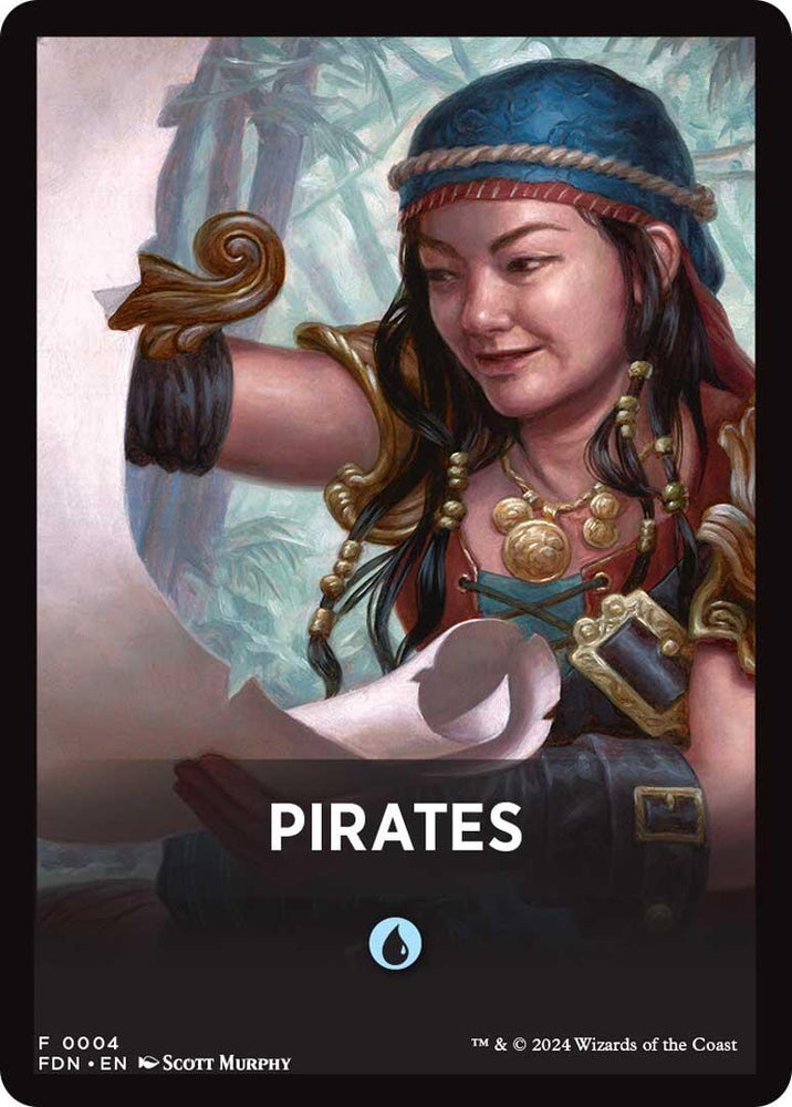 Pirates Theme Card [Foundations Tokens] Magic: The Gathering