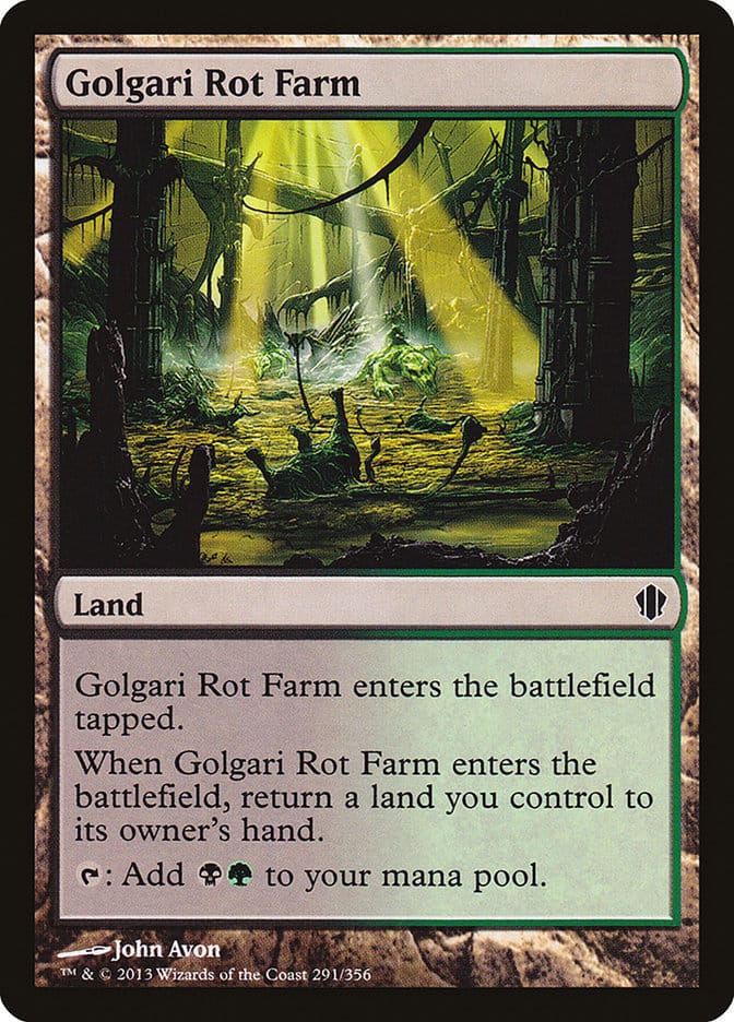 Golgari Rot Farm [Commander 2013] Magic: The Gathering