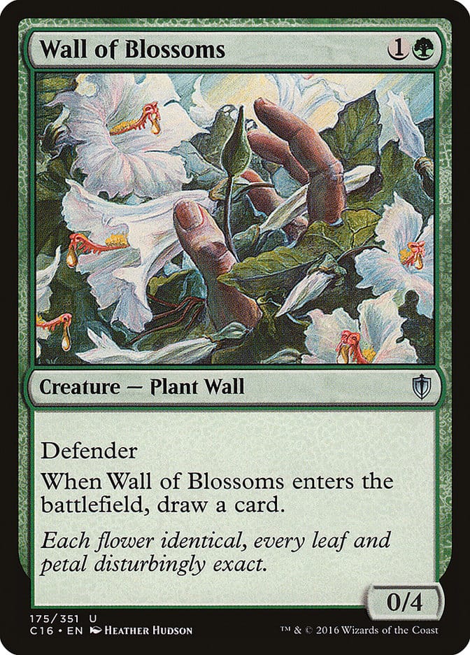 Wall of Blossoms [Commander 2016] Magic: The Gathering