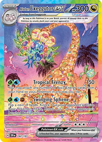 Alolan Exeggutor ex (242/191) [Scarlet & Violet: Surging Sparks] Pokémon