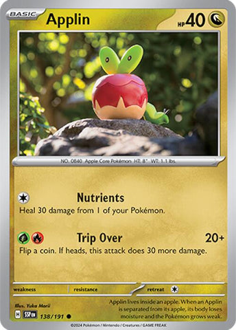Applin (138/191) [Scarlet & Violet: Surging Sparks] - Pokemon Cards For Your TCG Needs!