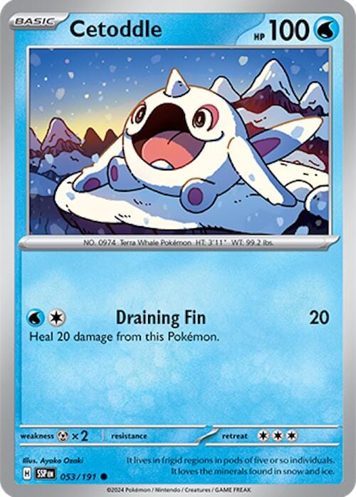 Cetoddle (053/191) [Scarlet & Violet: Surging Sparks] - Pokemon Cards For Your TCG Needs!