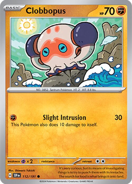 Clobbopus (112/191) [Scarlet & Violet: Surging Sparks] Pokémon