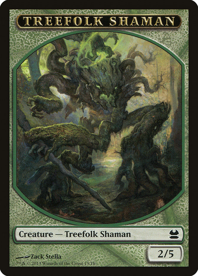 Treefolk Shaman Token [Modern Masters Tokens] Magic: The Gathering