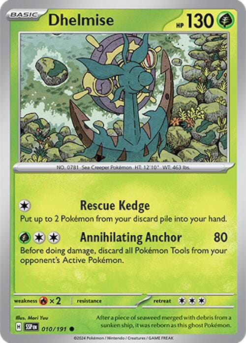 Dhelmise (010/191) [Scarlet & Violet: Surging Sparks] - Pokemon Cards For Your TCG Needs!