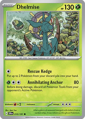 Dhelmise (010/191) [Scarlet & Violet: Surging Sparks] - Pokemon Cards For Your TCG Needs!