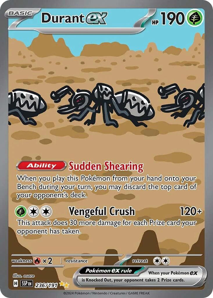 Durant ex (236/191) [Scarlet & Violet: Surging Sparks] Pokémon